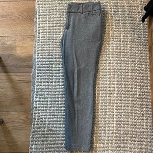 Gray Cropped Slacks